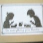Bright Shadows Children in Silhouette Cross Stitch Designs  Patterns