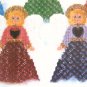 Birthstone Angels in Plastic Canvas