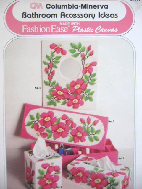 Bathroom Accessory Ideas with Plastic Canvas