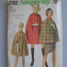 Simplicity  Vintage Misses'  Cape in 2 Lengths and Skirt Sewing Pattern Size16  no. 7262