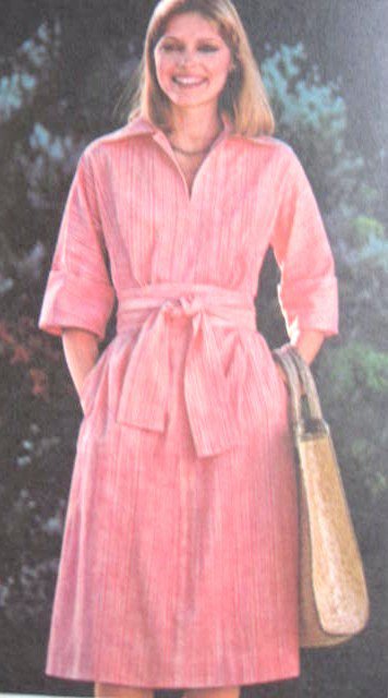 Butterick 4777 Sashed Dress  Sewing Pattern Sz 14 Bust