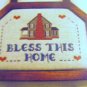 Home Greetings Cross Stitch Designs  Bless This House Home Sweet Home Welcom