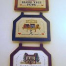 Home Greetings Cross Stitch Designs  Bless This House Home Sweet Home Welcom