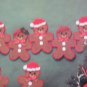 Plastic Canvas Gingerbread Kids Tissue box cover ornaments