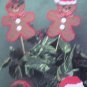 Plastic Canvas Gingerbread Kids Tissue box cover ornaments
