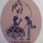The Courtship An Old Fashioned Silhouette by June Grigg Cross Stitch Pattern