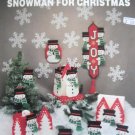 Plastic Canvas Snowman for Christmas Tissue box cover ornaments