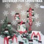 Plastic Canvas Snowman for Christmas Tissue box cover ornaments