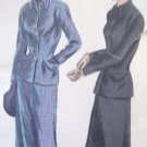 Vogue 40's  Suit Sewing Pattern no. 6568 Size 16 complete