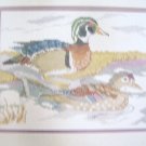 On the Pond Cross Stitch Pattern of Ducks by Nanci