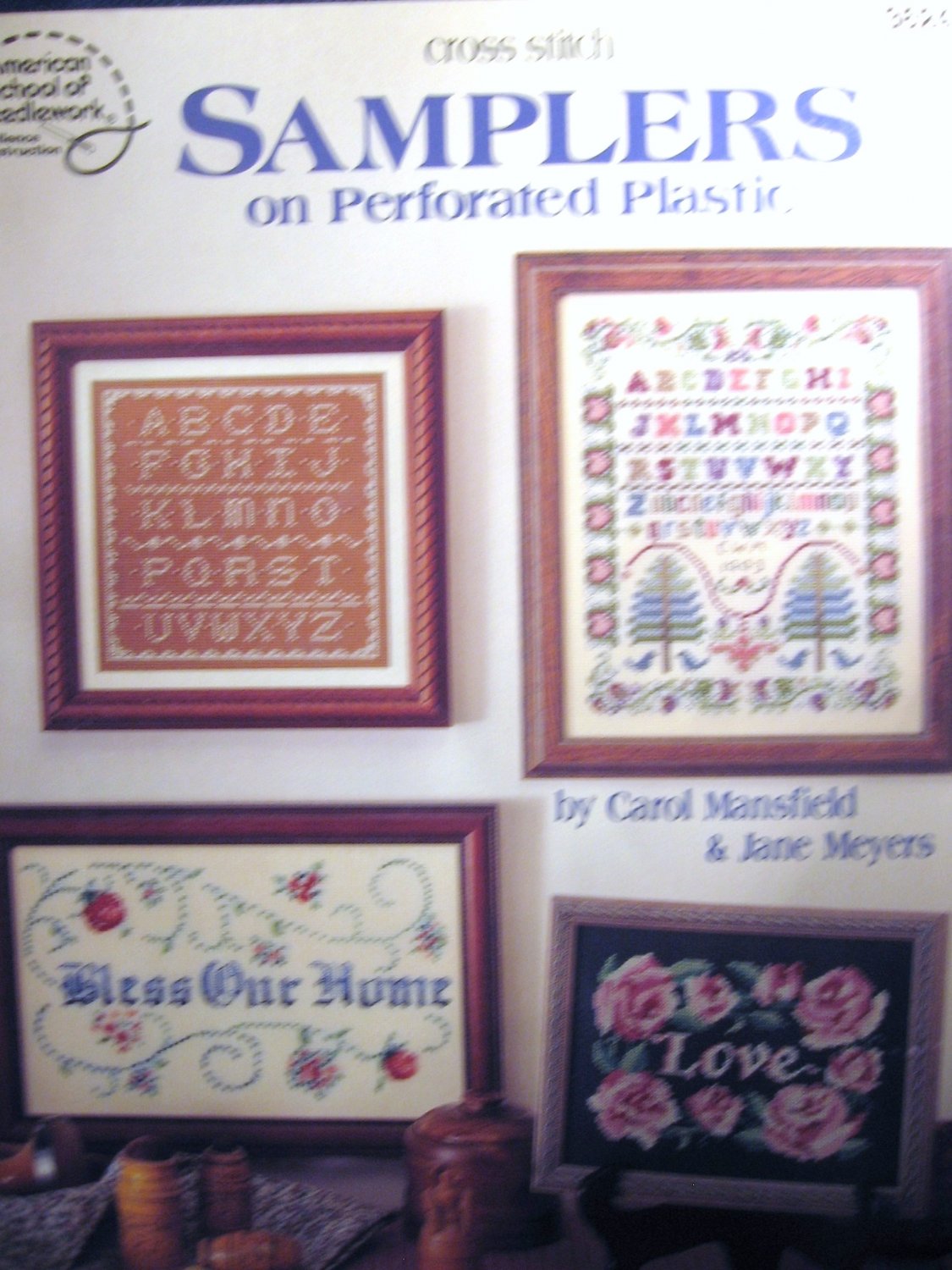 Cross Stitch Samplers on Perforated Plastic - Plastic Canvas