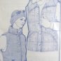 Donner Designs Reversible Vest His or Hers Chest 24" - 48"