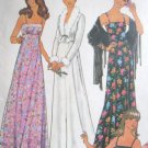 Misses’ Long Evening  Dress & Jacket Size 12 Simplicity 7807 Uncut