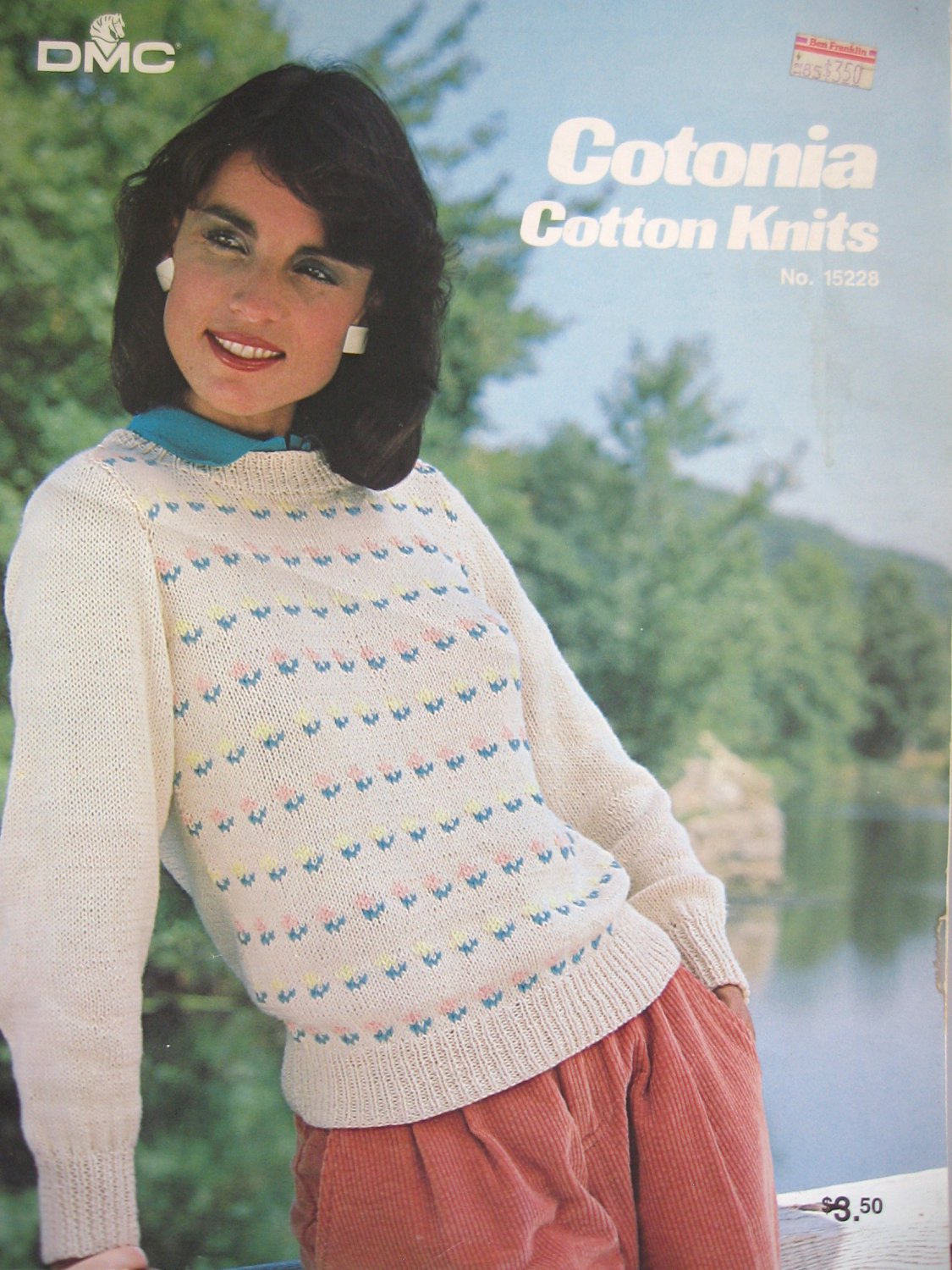 DMC Cotonia Cotton Knits no 15228 sweaters to knit