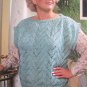 Full Figured Vests to Knit Sizes 42 - 50 Leisure Arts 547
