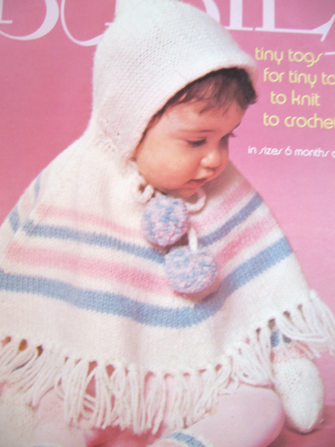 Babies Tiny Togs for TIny Tots to Crochet and Knit Columbia Minerva 2523