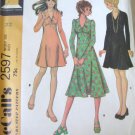 Mccall's 2597 Misses' High Waisted Dress Sewing Pattern sz 14 uncut