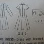Simplicity  6674 Low Waist Dress Sewing Pattern  size 14 uncut