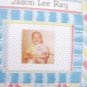Plastic Canvas Beary Special Baby - Picture Frame Clock Tissue Cover 16 Piece Nursery Set