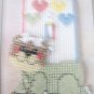 Plastic Canvas Beary Special Baby - Picture Frame Clock Tissue Cover 16 Piece Nursery Set
