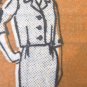 Vintage 60's Marian Martin 9238 Suit w/ Full or Stright Uncut Sewing Pattern 34