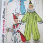 Simplicity 4864 vintage Clown Costume Sewing Pattern Childs Sm. Uncut
