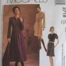 McCall's Dress in 2 Lengths Sewing Pattern  3718 uncut size 4,6,8, 10