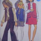 Girls Dress Blouse Vest Skirt and Pants Sewing Pattern  Butterick no.5379 size 14 Uncut