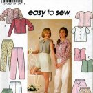 Girls Knit Top, SKirt, Pants and Shorts Sewing Pattern Simplicity 7228  Size 7 8 10  - Uncut