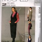 Misses Jumper and Shirt Sewing Pattern McCalls 9006 10 12 14