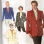 Misses Lined Jacket Sewing Pattern, Simplicity 9874 Size 10 12 14 16 18 Uncut