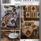 A New Leaf and Flying Geese Quilt Block Club Sewing Pattern  Simplicity 7035