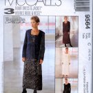 Misses Dress & Jacket Sewing Pattern McCalls 9564  Size  10 12 14  Uncut