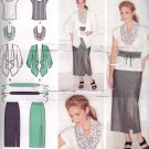 Misses Skirt, Top, Jacket, Scarf and Belt Sewing Pattern, Simplicity 1920 Size 10 12 14 16 18 Uncut