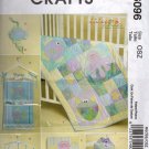 Fish and Octopus Quilt, Organizer, Bag, Pacifier Clip and Mobile McCalls 6096 Uncut