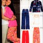Unisex Pants, Top &Jacket Sewing Pattern For Knit Fabrics New Look 6439, Size Xs - XL - Uncut