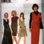 Misses Front Buttoned Jumper Sewing Pattern Simplicity 7759 Size 6 8 10 12, Uncut