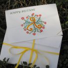 Triskele Floral Beltane Card 6 pk
