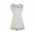 Abercrombie & Fitch Women's White Lace Dress Size Medium
