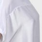 Ladies Satin White Chiffon Finish Blouse Size 8 10 12 14 Woman Top