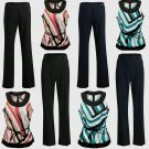 Ladies Size 10 12 14 Smart Woman Black Trousers 2PC Work Office Smart Outfit