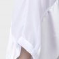 Ladies Black Wax Jeans Size 14 Woman Stain Off White Top