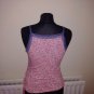 Size 10 Ladies Pink Loungewear Pyjamas Top & Bottoms 2PC Lounge Pants & Floral Top - NEW With Tags