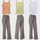 Ladies 8 10 Summer Designer Trousers  GUESS & Cotton Sleeveless Vest Holiday Woman Top