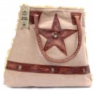 Ladies Spacious Dusty Pink  Vintage Design Sturdy Leather Handles Shoulder Bag