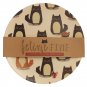 9 Piece Eco Friendly Feline Cat Plates & Cup Set Bamboo Fibre Durable Dinner Eco Friendly