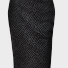 Ladies Animal Printed Black & Grey Bodycon Skirt