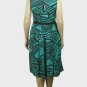 Ladies Plus Size Woman's Green & Black Dress Size UK 18  Ladies Boutique Casual Long Dress