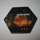2005 Risk: Star Wars The Clone Wars Board Game Piece: single Secret Plans Player Hexagon
