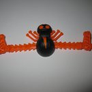 1988 Spider Wars Board Game Piece: Orange Short Legged Spider